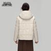 XueZhongFei Women's Classic Mid-Length Hooded Down Jacket
