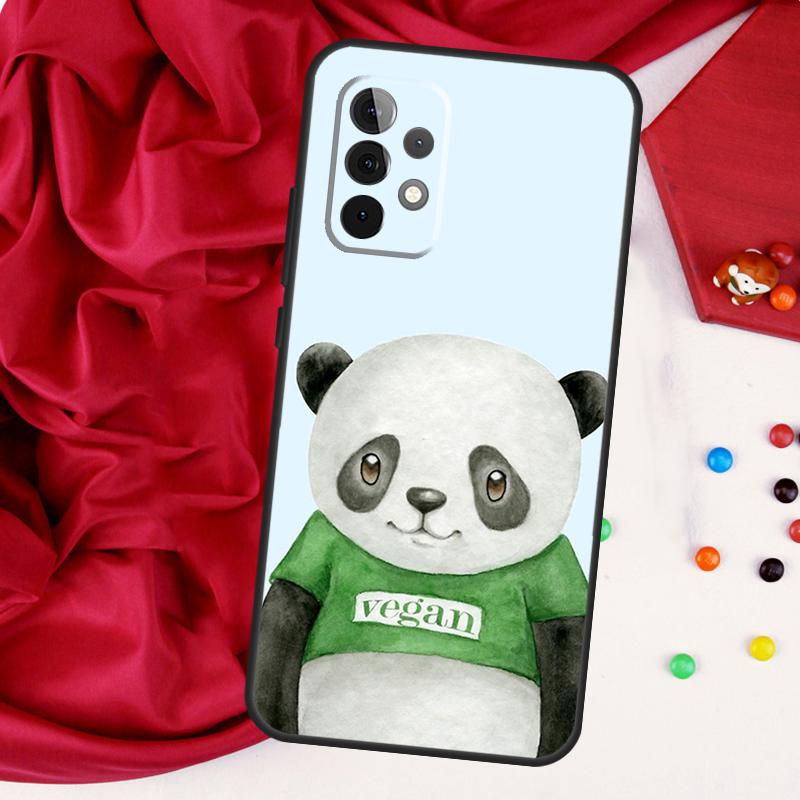 Vegan Pattern For Samsung Galaxy A55 A53 A33 A13 A35 A15 A36 A56 A26 A16 A22 A32 A52 A54 A34 A06 A05 Case