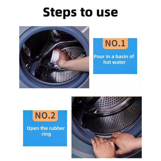Yousheng 2/3/4/5Pcs Washing Machine Brush 360 Degree Bendable Washing Machine Brush Household Cleaning Brush Maintenance Tool