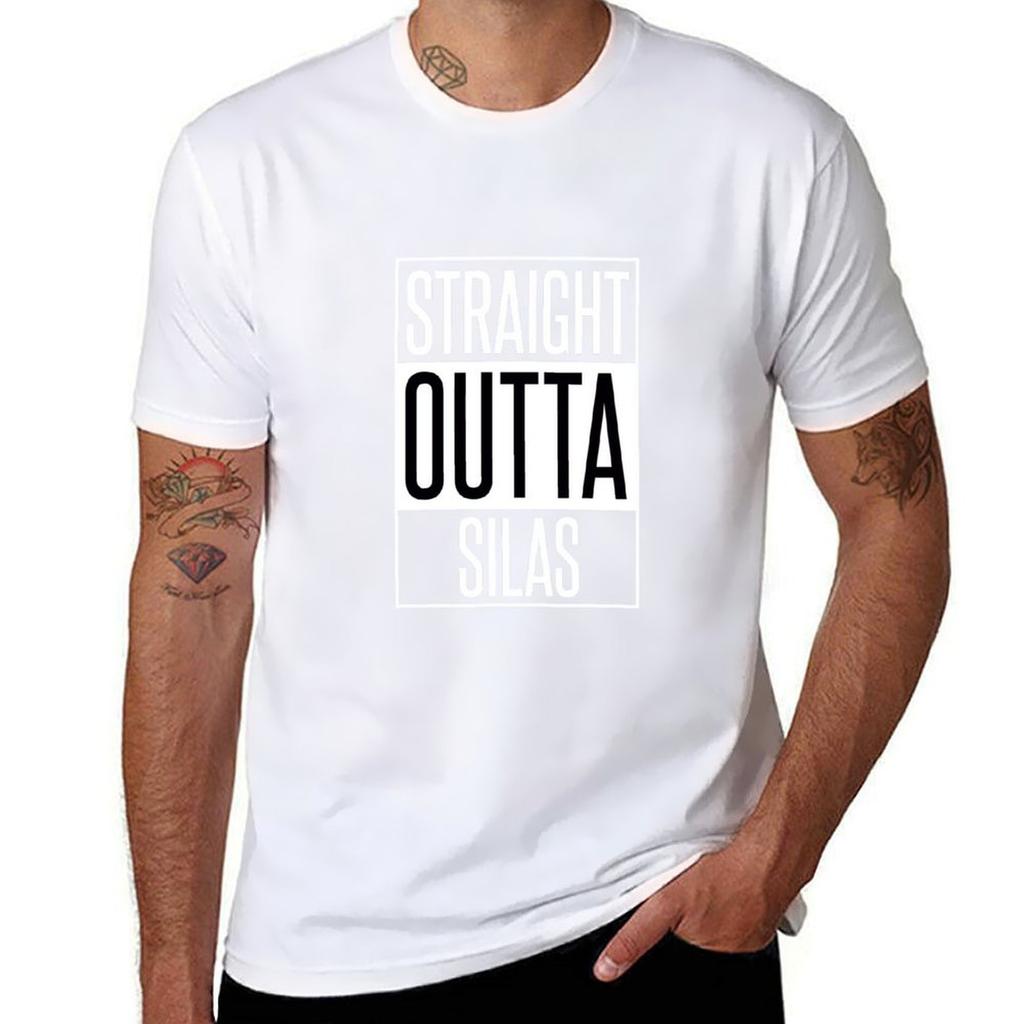 Straight Outta Silas University TShirt Soft AntiShrink Cotton Tee