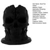 Skull Pen Holder Small Plastic Skull Makeup Brush Organizer Gothic Desk Storage Cup for Home Office Halloween Decor