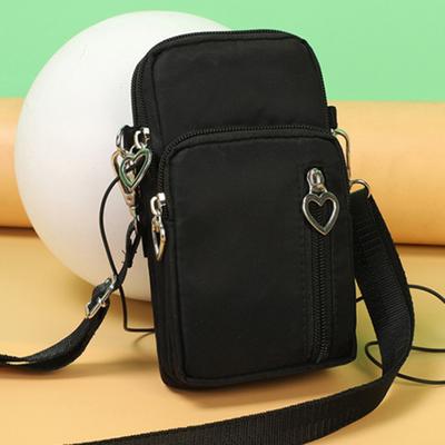 Mulheres chiques braçadeira impermeável carteira moeda bolsa telefone chave crossbody bolsa de ombro