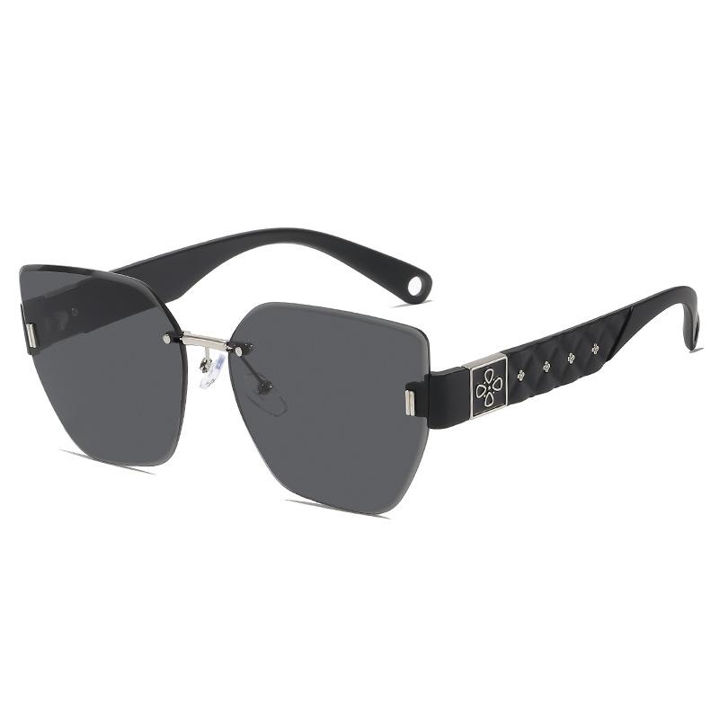 Fashion Frameless Trimmed Women S Sunglasses, Uv-Proof Sunshade Glasses, Personalized Street Sunglasses Sunglasses