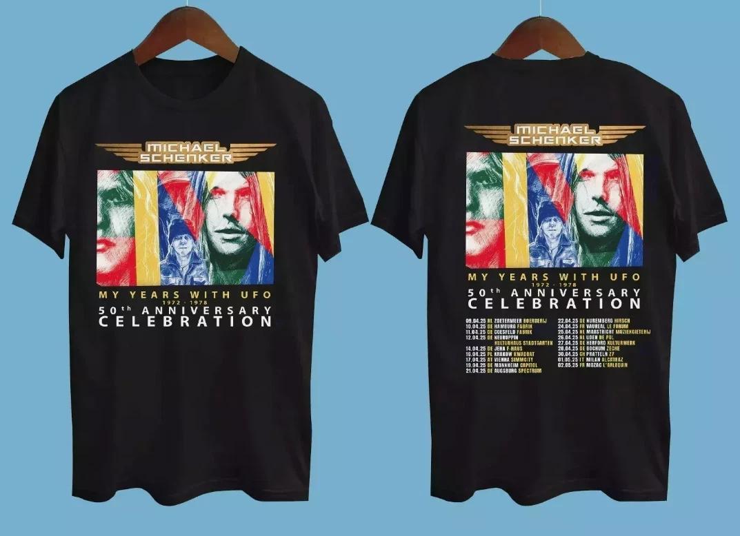 Michael Schenker My Years with UFO 2025 Tour Black All Size T-Shirt 3XL