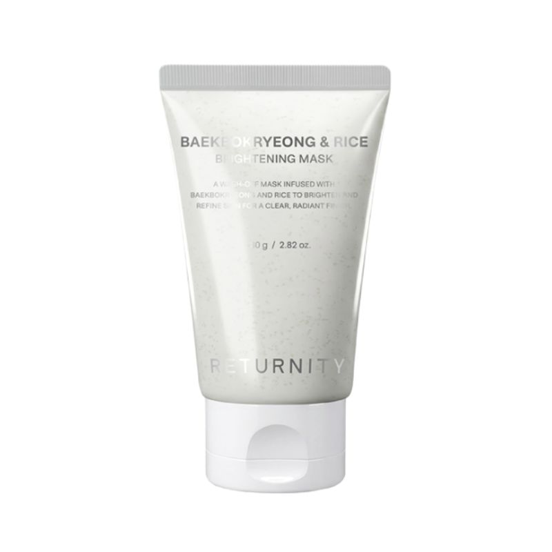 

[Returnity] White Poria (Baekbokryeong) Brightening Tone-Up Pack (80g) – Traditional Herbal Radiance Wash-Off Mask 80g x 1ea