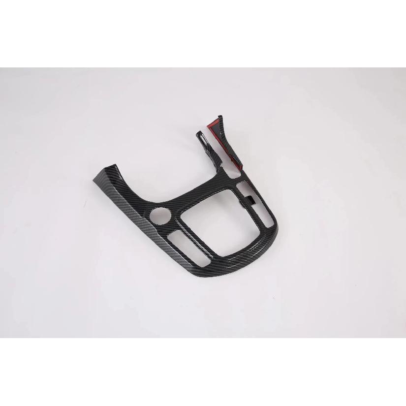

For Kia Seltos LHD ABS Carbon Fiber Gear Shift Panel Frame Cover Trim Sticker Car Styling Accessories For 2019