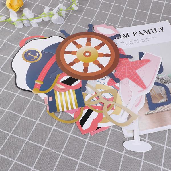 Buy 20pcs Nautical Navigation Theme Photo Props Selfie Props