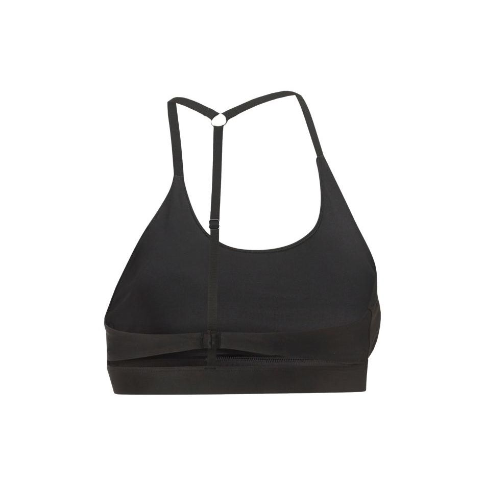 Puma Studio Ultrabare Strappy Bra Solid Color Tight Fit Open Back Design Sports Bra Women Underwear Black 522873-01