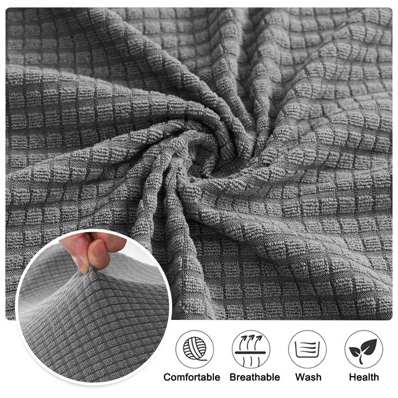 Square Ottoman Cover Stretch Ottoman Slipcover Furniture Protector Folding Storage Footrest Stool Soft Cover With Elastic Bottom