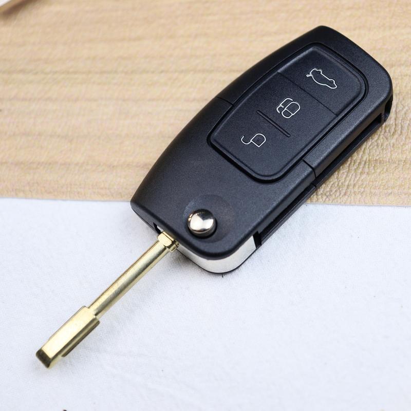 2/3 Buttons Car Key Fob Case Shell Housing For Ford Focus 2 3 Mk2 Fiesta Mondeo Galaxy Falcon Territory Ecosport C-Max