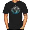 Fashion Mens Tshirts Casual Brand Short Sleeve Minimal Mountains Geometry T Shirt Teenager Cotton Teeshirt Vintage Style Tops