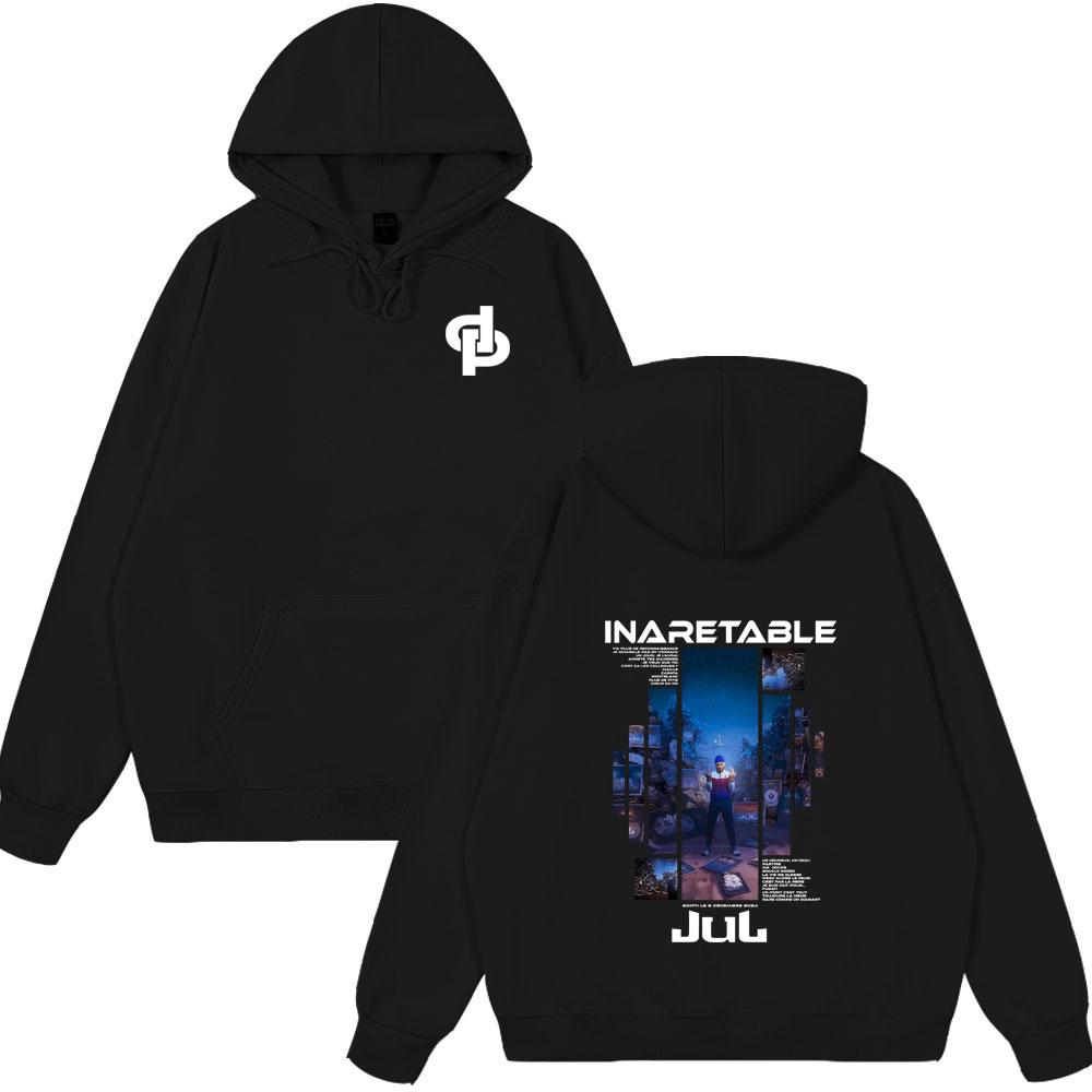 

Hot Sale France Rapper Jul Inarrêtable Album Graphic Hoodie Men Hip Hop Fashion Winter Style Hoodies Vintage Oversized Pullovers 3XL