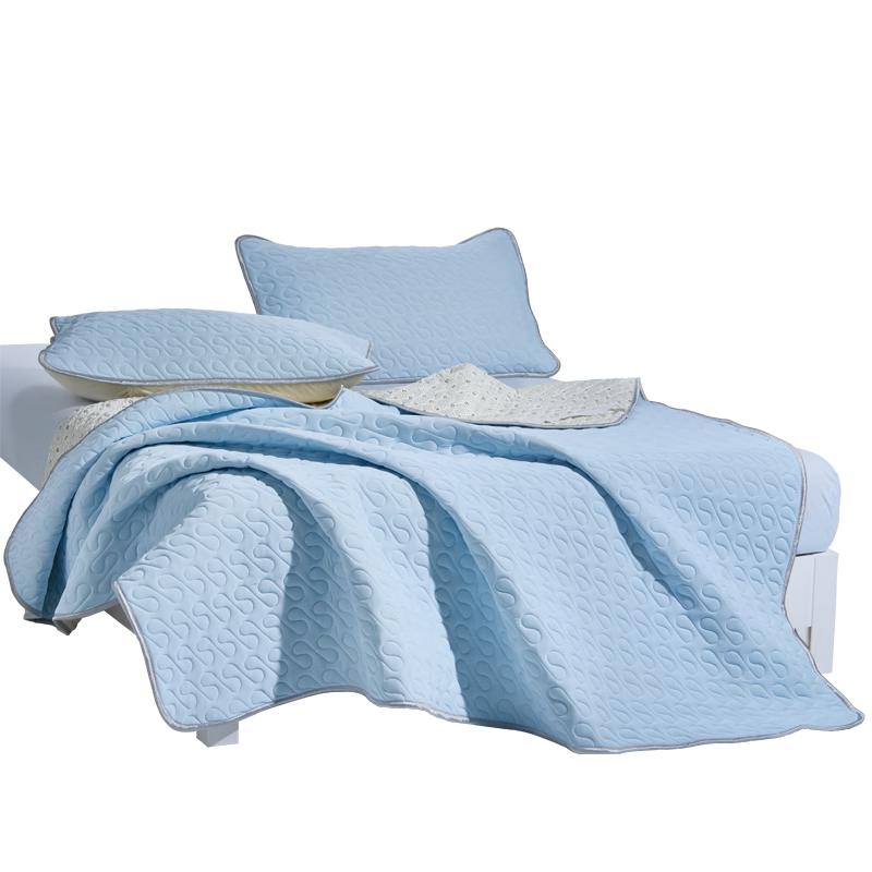 Hengyuanxiang Class A Antibacterial Latex Ice Silk Cooling Mat Set 0.9x2m