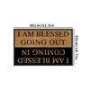 Front Door Rug Outside Door Mats Heavy Duty Doormat With Greeting Message For Porch Apartment Patio Garage Indoor Kitchen Garden