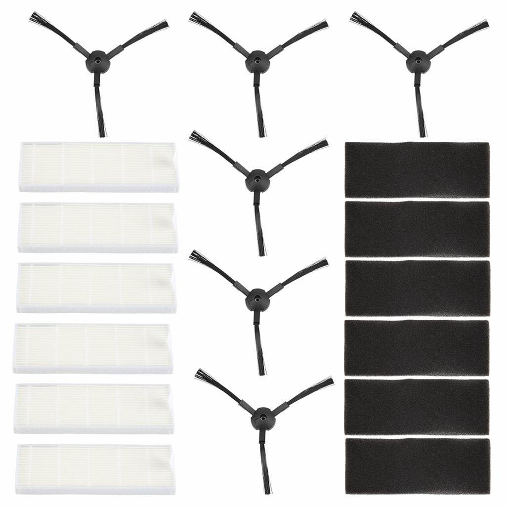 Náhradní díl pro vysavač Boční kartáč & HEPA filtry Sada nářadí pro ILIFE A6 A4 A4s Robot