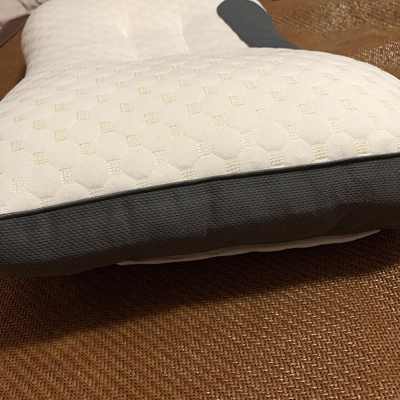 Weiche gewebte Nackenmassagekissen Verstellbare ergonomische orthopädische Profilstütze, Hochwertiger Kissenkern, Abnehmbarer Kissenbezug für Schlafkomfort