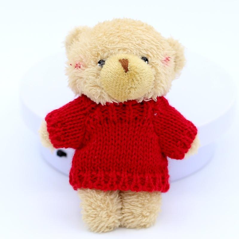 Cute Sweater, Bear Pendant, Plush Toy, Teddy Bear Doll Keychain, Bag, Hanging Ornament, Doll Event Gift