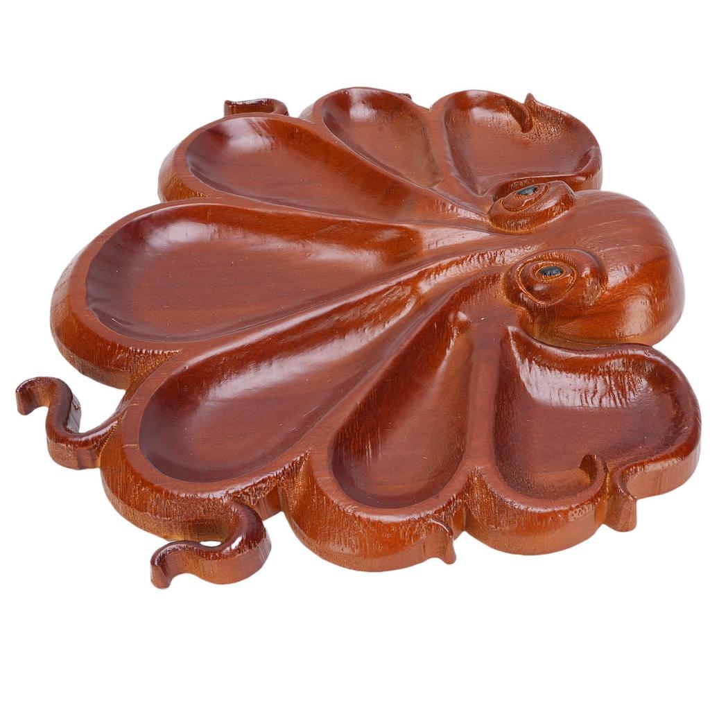 Food Serving Tray Unique Reusable Wooden Food Serving Platter for Nuts Snacks Charcuterie Cheese Fruit