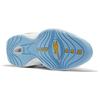 Reebok Mens Question Mid On To the Next Unisex Sneakers White Cloud-White Fluid-Blue GW8854
