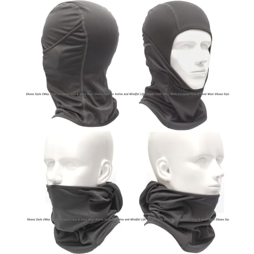 BXB Type 3-Way Tactical Face Mask, Army Balaclava, SWAT, Military Camouflage, Neck Warmer, Ear Caps, Versatile Headwear Breathable, Warm, Quick-Dryi