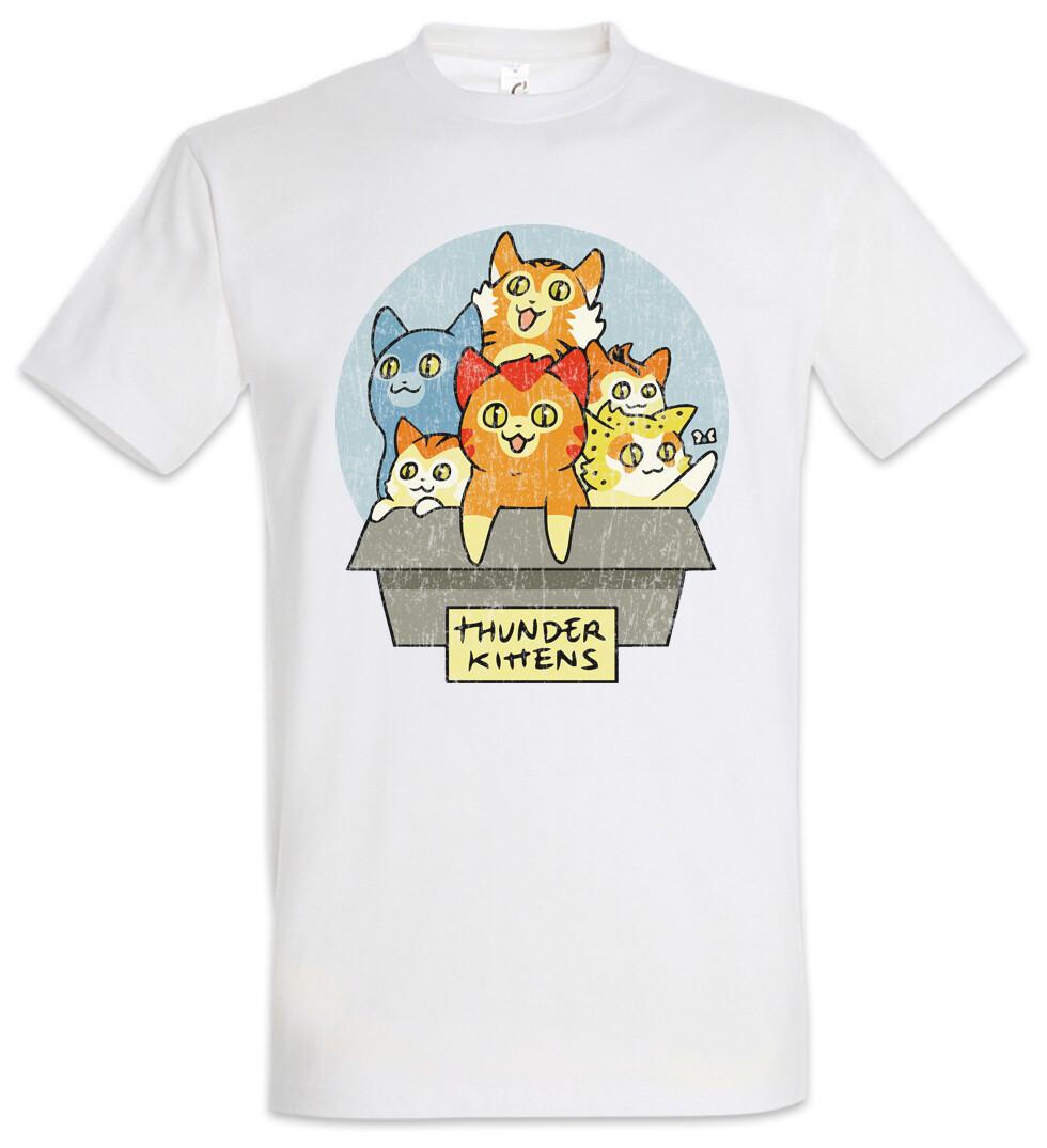 Thunder Kittens T-Shirt Cat Cats Fun Love Addiction XL