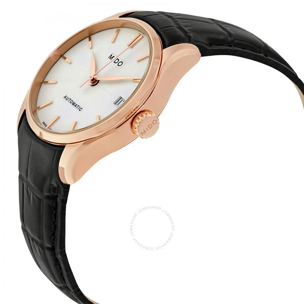 Mido Belluna Ii Automatic Silver Dial Ladies Watch M024.207.36.031.00 M0242073603100