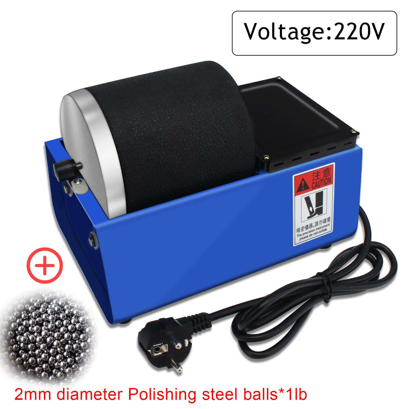 

Машина для полировки ювелирных изделий Hobby Rock Tumbler Machine с одним барабаном (Одиночный ствол) Мини-кольцевая полировальная машина