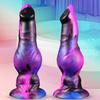 Double-Layer Silicone Fantasy Dildo - Body-Safe Anal Plug for Women - Adult Novelty Toy