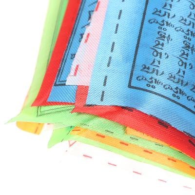 8,4 m, 30 hojas, 5 colores, banderas religiosas, suministros budistas tibetanos, bandera de oración