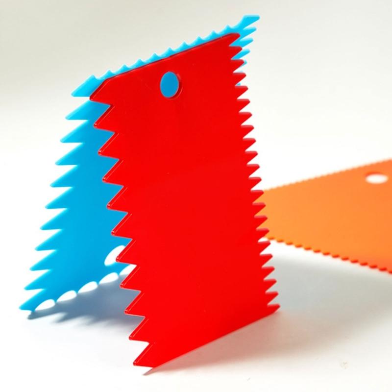 6PCS Plastic Scraper Set Glues Spreader For Smooth Application Of Clay Plaster Adhesive And Craft Materials