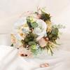 S-SSOY Wedding Romantic Bouquet Bride Bridal Bouquets Bridesmaid Bouquet Artificial Flowers Valentine's Day Party
