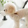 Simple Small Hairpin Embroidery Dog Suspender Summer Clothing Thin Spring and Summer Puppy Puppy Small and Medium Dog Pet Clothing