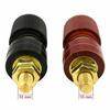 2Pcs/Set 10mm Stud Premium Remote Battery Power Junction Post Connector Terminal Kits(1Red+1Black)