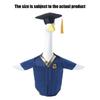 Funny Graduation Outfit Graduation Season Geese Costume Gag Robe with Cap For Outdoor Display Gathering Decoration