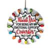 Friendship Lasting Pendant, Christmas Charm, Acrylic Pendant 2D