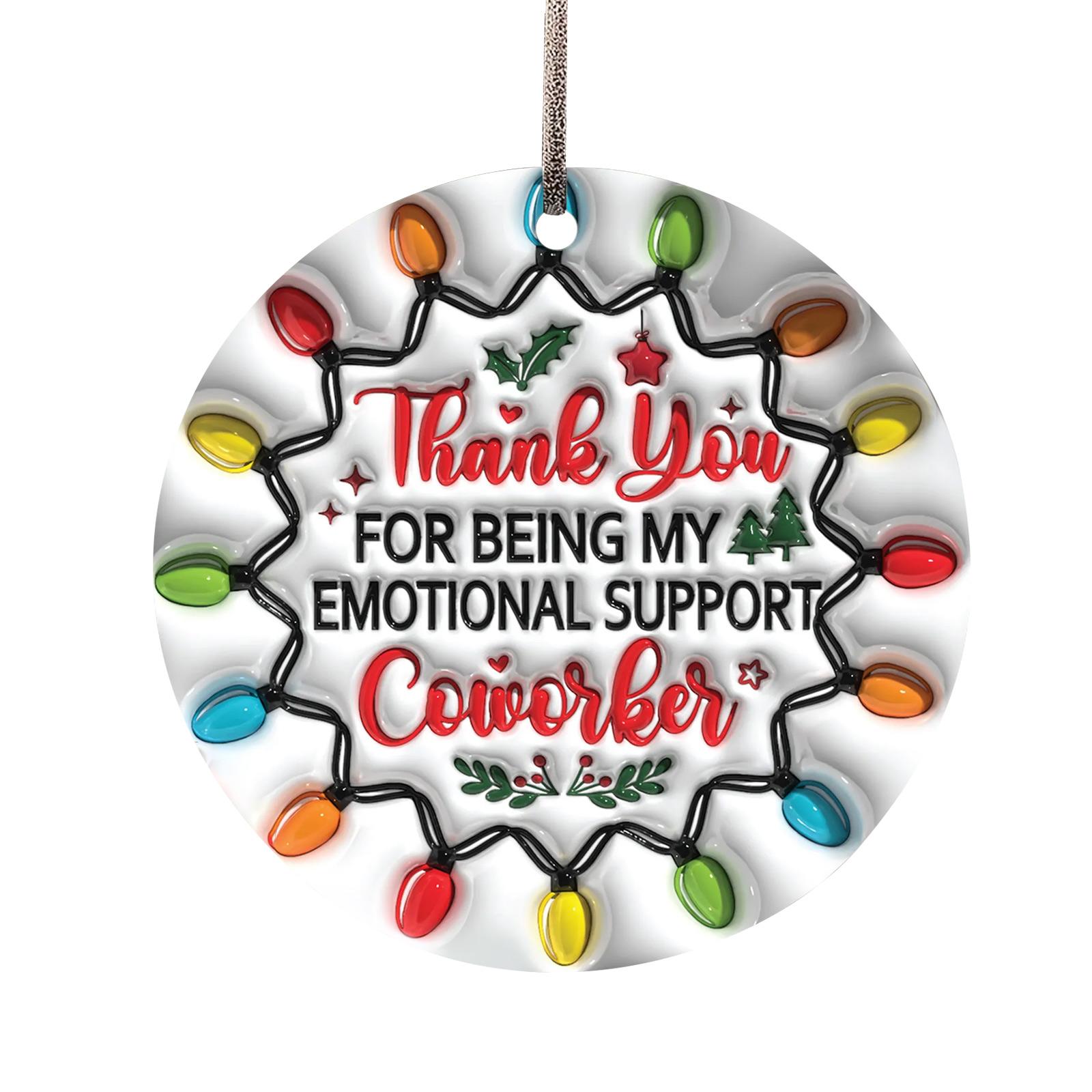 

Friendship Lasting Pendant, Christmas Charm, Acrylic Pendant 2D One Size