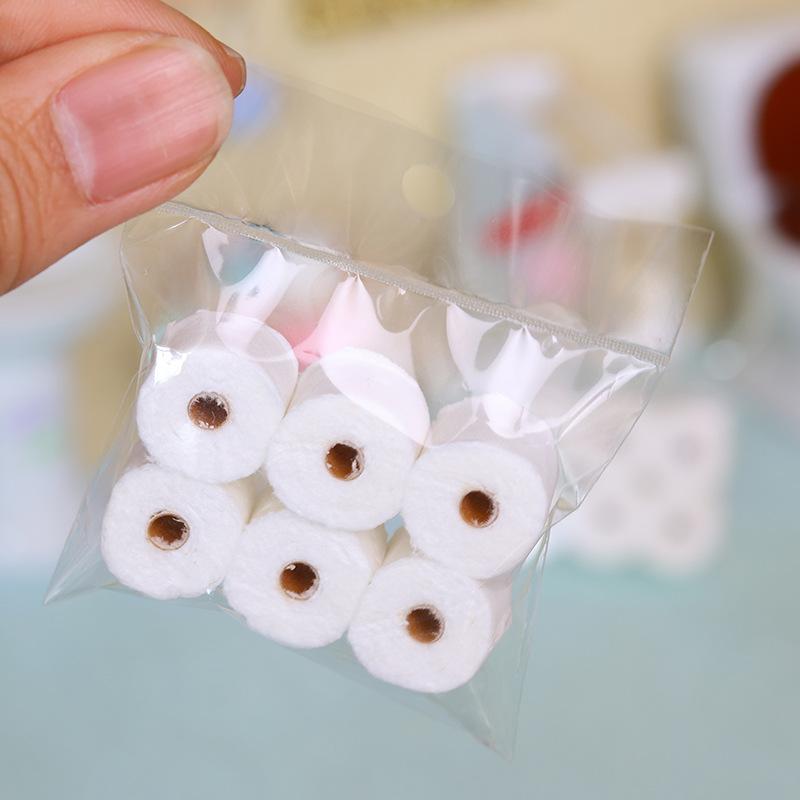 1:12 Dollhouse Miniature Toilet Paper Rolls Set Dollhouse Bathroom Accessories Dollhouse Decoration Pretend Play Toys