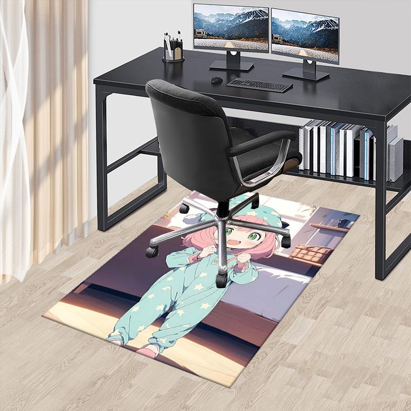 

1pc Anime Cute Girl Star Print Office Chair Mat Non-Slip Carpet for Home Decor, Festival Gift, Suitable for All Seasons.Q049 60cm by 90cm