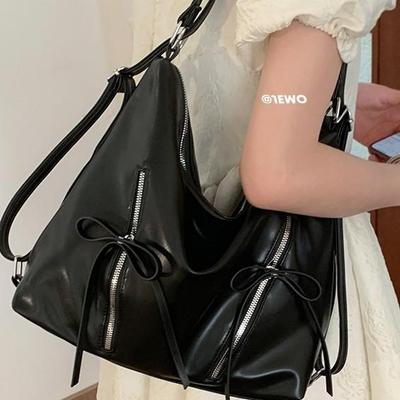 2024 Damenmode Schleife Rucksack - Große Kapazität Koreanische Tragetasche Schultertasche