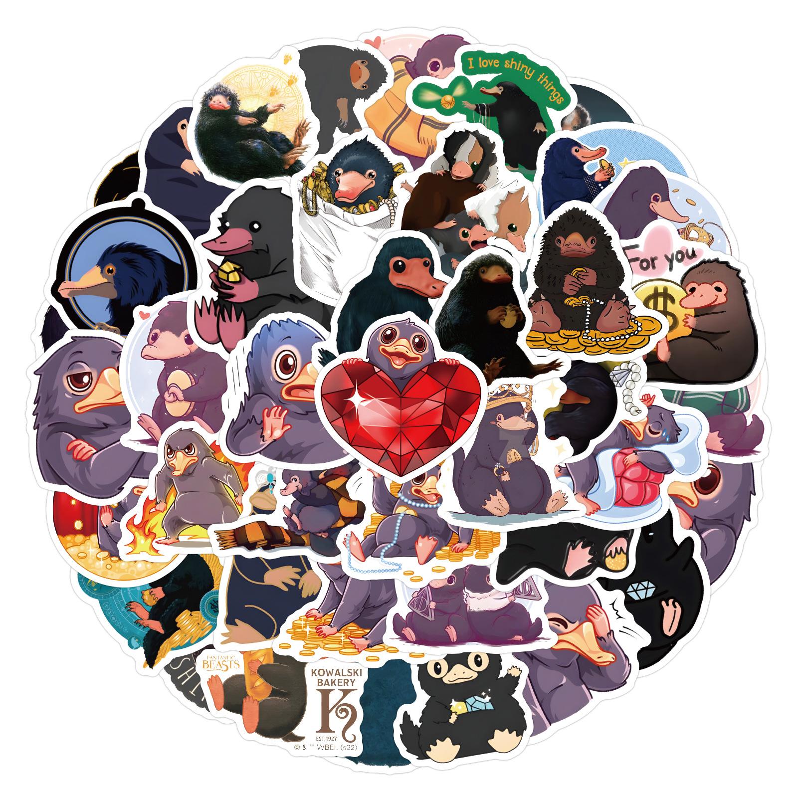 

60 Наклеек-дудлов Нюхля Декоративные Наклейки для Блокнота Чемодана Мультяшные Наклейки