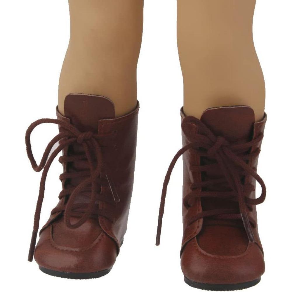 1 Pair of Doll Boots, Doll Shoes for 18 Inch Dolls, Clothing Accessories