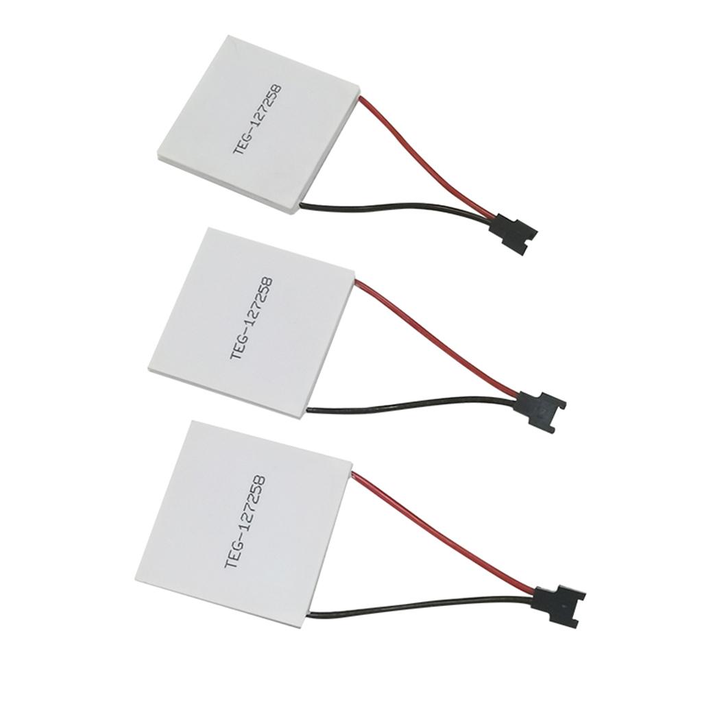 Acessórios para Ventilador de Lareira Cooler Termoelétrico Semicondutor Peças Peltier Externas Peças de Reposição para Ventilador de Reparo