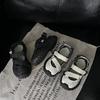 Girls' sports sandals summer 2025 new children's bag head sandals soft sole middle and older children's shoes traceway shoes summer