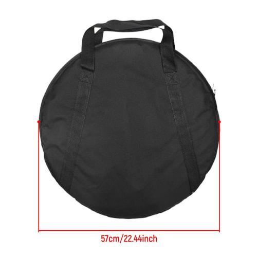 Luwecf Cymbal Gig Bag, Lightweight Padded Cymbal Case with Oxford Cloth and Dividers, Cymbal Storage Pouch, 52cm Diameter, Durable and Wear-Resistant,