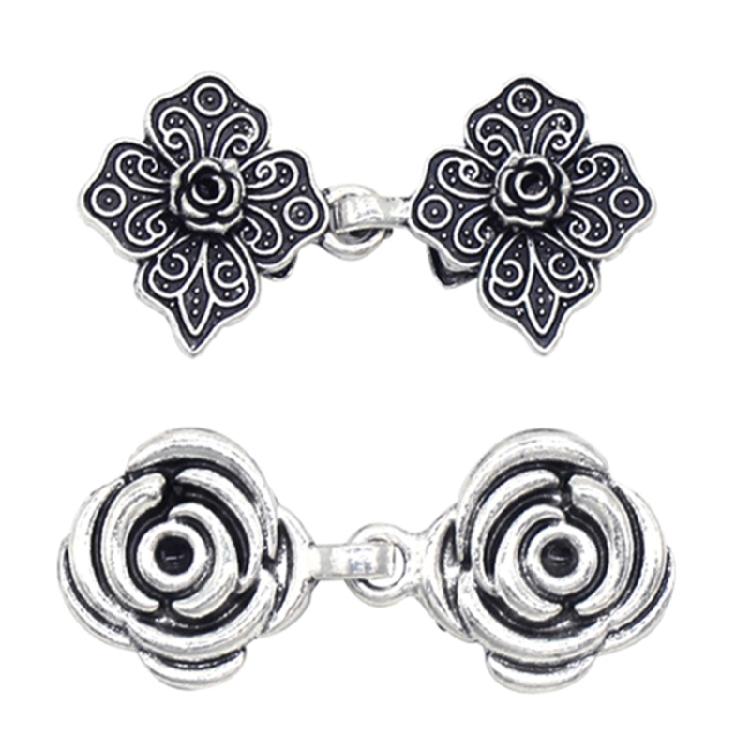 Elegant and Practical Rose/Leaf Cardigan Clip Scarf Fastener Shirt Clasp Fashionable Sweater Guard for Daily Wear