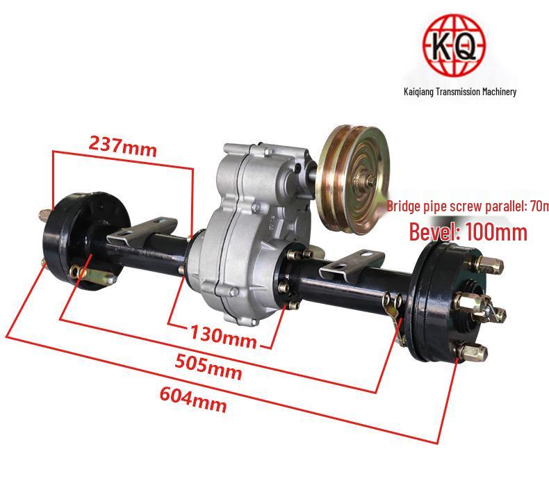 Multifunctional Differential Steering Gearbox for Hand-Pushed Agricultural Seeder Cart