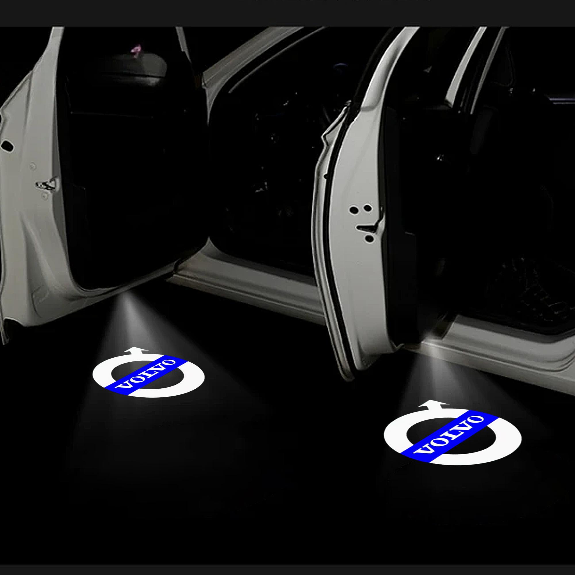 

2pcs LED Welcome Light Projector Sign Ghost Light Decor Accessory for Volvo RDESIGN XC60 V60 S60L V40 V40CC S80L XC90 2015-2024