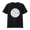 Volleyball T Shirt Vintage Washed Streetwear Stretched Slightly Comfortable Homme Unisex Stylish Top For Everyday Wear Casual