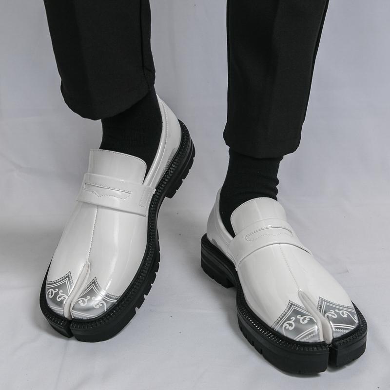 Designer New Height Increasing Leather Casual Shoes For Men Penny Loafter Formal Wedding Dress Homecoming Retro Footwear