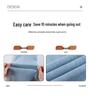 Women's High-Waist Light Blue Micro-Flare Jeans, 2026 Spring Collection, Stretchy Floor-Length Design